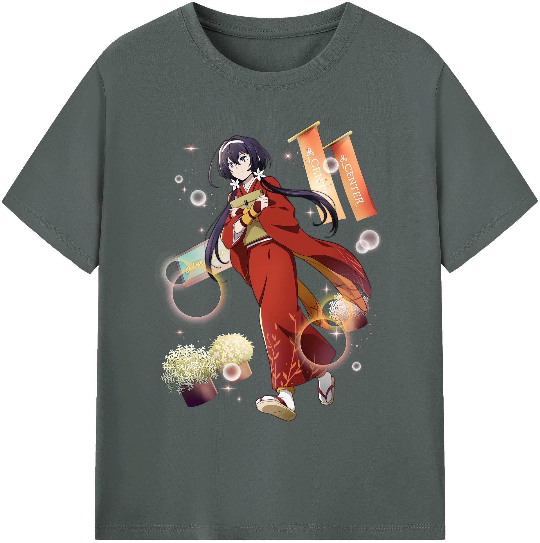 （画像用） 文豪ストレイドッグス Bungo Stray Dogs 綿100％ メンズ半袖Tシャツ｜肌触りやわらか＆通気性